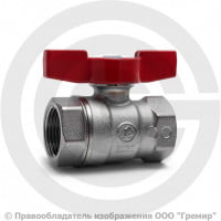 Кран латунный Ду-8 (1/4") Ру-42 ВР (ВН) хром бабочка Giacomini R251D Кран латунный Ду-8 (1/4") Ру-42 ВР (ВН) хром бабочка Giacomini R251D