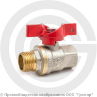 Кран латунный Ду-15 (1/2") Ру-40 ВР-НР (ВН-НАР) никель полнопроходной бабочка Aquasfera Euro 1004 Кран латунный Ду-15 (1/2") Ру-40 ВР-НР (ВН-НАР) никель полнопроходной бабочка Aquasfera Euro 1004