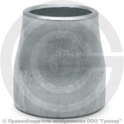 Переход 57х3-45х2,5 (Ду 50-40) оцинкованный концентрический ГОСТ 17378 КАЗ