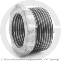Футорка чугунная оцинкованная НР-ВР (НАР-ВН) Ду 40-25 (1 1/2"-1") Fittex PLUS Футорка чугунная оцинкованная НР-ВР (НАР-ВН) Ду 40-25 (1 1/2"-1") Fittex PLUS