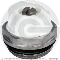 Кран Маевского ручной латунный Ду-8 (1/4") Ру-16 НР (НАР) под отвертку Giacomini R90 Кран Маевского ручной латунный Ду-8 (1/4") Ру-16 НР (НАР) под отвертку Giacomini R90