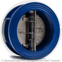 Клапан обратный двухстворчатый чугунный межфланцевый Ду-150 Ру-16 (Т<120°С) ств чугун Benarmo