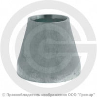 Переход 42,4х3,6-33,7х3,2 (Ду 32-25) оцинкованный концентрический исп.1 ГОСТ 17378