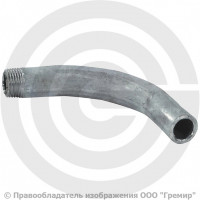 Отвод гнутый 48х3 (Ду-40) оцинкованный 90 градусов шовный резьба-сварка исп.1 из труб ГОСТ 3262 КАЗ Отвод гнутый 48х3 (Ду-40) оцинкованный 90 градусов шовный резьба-сварка исп.1 из труб ГОСТ 3262 КАЗ