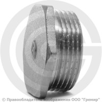 Заглушка латунная НР (НАР) Ду-20 (3/4") никель SantechSystems Заглушка латунная НР (НАР) Ду-20 (3/4") никель SantechSystems