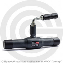 Кран стальной под приварку Ду-32 Ру-40 L=260мм Ридан Jip-R Premium WW