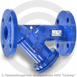 Фильтр сетчатый Y-образный чугунный фланцевый Ду-80 Ру-16 (Т<300°С) Benarmo
