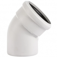 Отвод PP-MD бесшумный светло-серый Дн 58 45гр (DN56) б/нап в/к Ostendorf Skolan dB SKB Отвод PP-MD бесшумный светло-серый Дн 58 45гр (DN56) б/нап в/к Ostendorf Skolan dB SKB