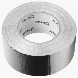 Лента ПВХ 50мм х 25м серая самоклеящаяся K-flex PVC AT 070