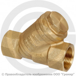 Фильтр сетчатый Y-образный латунный Ду-50 (2") Ру-25 ВР (ВН) (Т<130°С) Ридан FVR-R