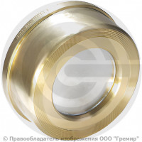 Клапан обратный пружинный латунный межфланцевый Ду-50 Ру-16 диск нерж R60W Giacomini