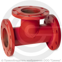Тройник фланцевый ТФ стальной Ду 250-250 Ру-16 КЗСД