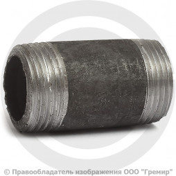 Бочонок стальной L=45мм Ду-20 (3/4") КАЗ