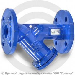 Фильтр магнитный сетчатый Y-образный чугунный фланцевый Ду-80 Ру-16 (Т<300°С) Benarmo