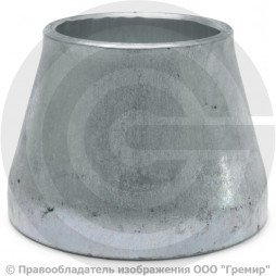 Переход 108х4-76х3,5 (Ду 100-65) оцинкованный концентрический ГОСТ 17378 КАЗ