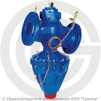 Клапан балансировочный автоматический чугунный фланцевый Ду-65 Ру-16 Kvs=44.5м3/ч с измерительными ниппелями R206CF Giacomini Клапан балансировочный автоматический чугунный фланцевый Ду-65 Ру-16 Kvs=44.5м3/ч с измерительными ниппелями R206CF Giacomini
