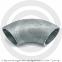 Отвод 133х4 (Ду-125) оцинкованный 90 градусов ГОСТ 17375