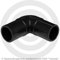 Отвод ПЭ100 спигот Дн 50 45гр Ру-16 SDR11 EUROSTANDARD Отвод ПЭ100 спигот Дн 50 45гр Ру-16 SDR11 EUROSTANDARD