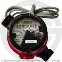 Счётчик крыльчатый одноструйный Ду-20 Ру-16 (Т<95°С) L=130мм импульсный Б/К ВСГд Тепловодомер