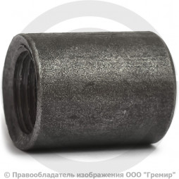 Муфта стальная ВР (ВН) Ду-20 (3/4") с фаской АС