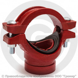 Отвод (седелка) под муфту грувлок Ду 80-40 (Дн 89х48) Ру-20 XGQT04G