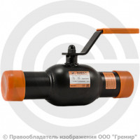 Кран стальной под приварку Ду-125 Ру-25 L=330мм АДЛ КШТ.10.125.25