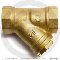 Фильтр сетчатый Y-образный латунный Ду-20 (3/4") Ру-20 ВР (ВН) (Т<120°С) ФС Китай Фильтр сетчатый Y-образный латунный Ду-20 (3/4") Ру-20 ВР (ВН) (Т<120°С) ФС Китай