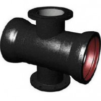 Крест раструб фланец КРФ ВЧШГ с ЦПП Ду 600-300