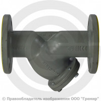 Фильтр сетчатый Y-образный чугунный фланцевый Ду-50 Ру-16 (Т<250°С) Giacomini R74F