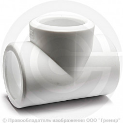 Тройник PP-R белый внутренняя пайка Дн 25 RTP (РосТурПласт)