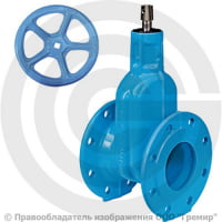 Задвижка чугунная фланцевая Ду-65 Ру-16 (Т<70°С) A 4000A Hawle Задвижка чугунная фланцевая Ду-65 Ру-16 (Т<70°С) A 4000A Hawle