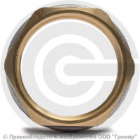 Контргайка латунная реборда ВР (ВН) Ду-40 (1 1/2") никель Aquasfera Контргайка латунная реборда ВР (ВН) Ду-40 (1 1/2") никель Aquasfera