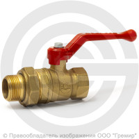 Кран латунный Ду-25 (1") Ру-40 ВР-"Американка" рычаг VALFEX 11Б27фт1М Кран латунный Ду-25 (1") Ру-40 ВР-"Американка" рычаг VALFEX 11Б27фт1М