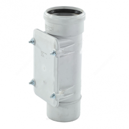 Ревизия PP-MD с крышкой бесшумная светло-серая Дн 58 (DN56) б/нап в/к Ostendorf Skolan dB SKRE