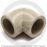 Угольник PP-R серый Дн 25 90гр Pro Aqua Угольник PP-R серый Дн 25 90гр Pro Aqua