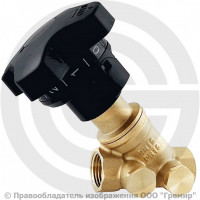 Клапан балансировочный ручной латунный муфтовый Ду-32 Ру-16 ВР (ВН) Kvs=12.5м3/ч без ниппелей Benarmo Клапан балансировочный ручной латунный муфтовый Ду-32 Ру-16 ВР (ВН) Kvs=12.5м3/ч без ниппелей Benarmo