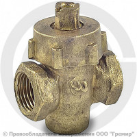 Кран латунный пробко-сальниковый Ду-20 (3/4") Ру-10 ВР (ВН) пробка латунь ККАЗ 11б6бк Кран латунный пробко-сальниковый Ду-20 (3/4") Ру-10 ВР (ВН) пробка латунь ККАЗ 11б6бк