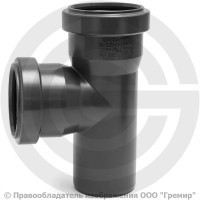 Тройник НПВХ (ПВХ) с раструбом серый Дн 50-50 87гр б/нап в/к ТУ 6-49-33-92 Хемкор Тройник НПВХ (ПВХ) с раструбом серый Дн 50-50 87гр б/нап в/к ТУ 6-49-33-92 Хемкор