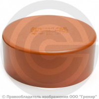 Крышка НПВХ (ПВХ) коричневая Дн 160 б/нап на гладкий конец трубы Ostendorf KGK Крышка НПВХ (ПВХ) коричневая Дн 160 б/нап на гладкий конец трубы Ostendorf KGK
