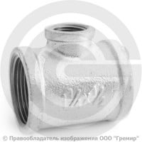 Тройник переходной чугунный оцинкованный ВР (ВН) Ду 32-15 (1 1/4"-1/2") Тройник переходной чугунный оцинкованный ВР (ВН) Ду 32-15 (1 1/4"-1/2")