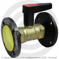 Клапан балансировочный ручной латунный фланцевый Ду-40 Ру-16 Kvs=23.3м3/ч без ниппелей Venturi DRV Broen Клапан балансировочный ручной латунный фланцевый Ду-40 Ру-16 Kvs=23.3м3/ч без ниппелей Venturi DRV Broen