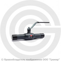 Кран стальной под приварку Ду-15 Ру-16 L=230мм Ридан JiP-R Standard WW