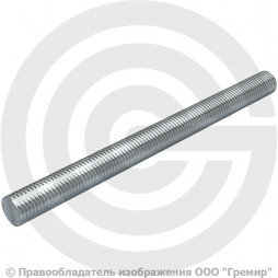 Стержень стальной оцинкованный резьбовой М10х2000 DIN 975