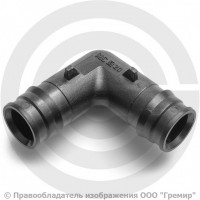 Угольник PPSU для PE-X труб Дн 25 РОС Угольник PPSU для PE-X труб Дн 25 РОС