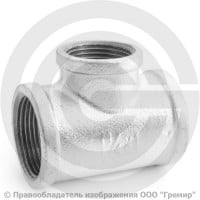 Тройник переходной чугунный оцинкованный ВР (ВН) Ду 32-25 (1 1/4"-1") Тройник переходной чугунный оцинкованный ВР (ВН) Ду 32-25 (1 1/4"-1")