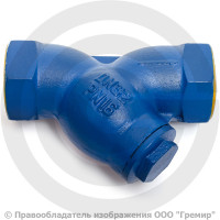 Фильтр сетчатый чугунный ФСМ Ду-20 (3/4") Ру-16 ВР (ВН) (Т<180°С) ABRA YS-3016 Фильтр сетчатый чугунный ФСМ Ду-20 (3/4") Ру-16 ВР (ВН) (Т<180°С) ABRA YS-3016