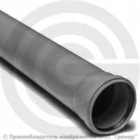 Труба PP-H канализационная серая Дн 110х2,2 безнапорная L=0,5м в/к VALFEX OPTIMA Труба PP-H канализационная серая Дн 110х2,2 безнапорная L=0,5м в/к VALFEX OPTIMA