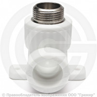 Водорозетка PP-R белая НР (НАР) Дн 25-3/4" 90гр Pro Aqua