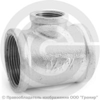 Тройник переходной чугунный оцинкованный ВР (ВН) Ду 40-20 (1 1/2"-3/4") Тройник переходной чугунный оцинкованный ВР (ВН) Ду 40-20 (1 1/2"-3/4")