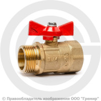 Кран латунный Ду-15 (1/2") Ру-16 ВР-НР (ВН-НАР) бабочка ГАЛЛОП ПРАКТИК 131 Кран латунный Ду-15 (1/2") Ру-16 ВР-НР (ВН-НАР) бабочка ГАЛЛОП ПРАКТИК 131